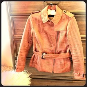 Pink Burberry Brit Jacket